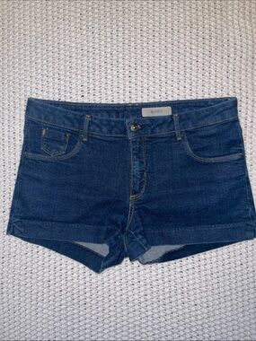 H&M Dark Blue Denim Jean Shorts